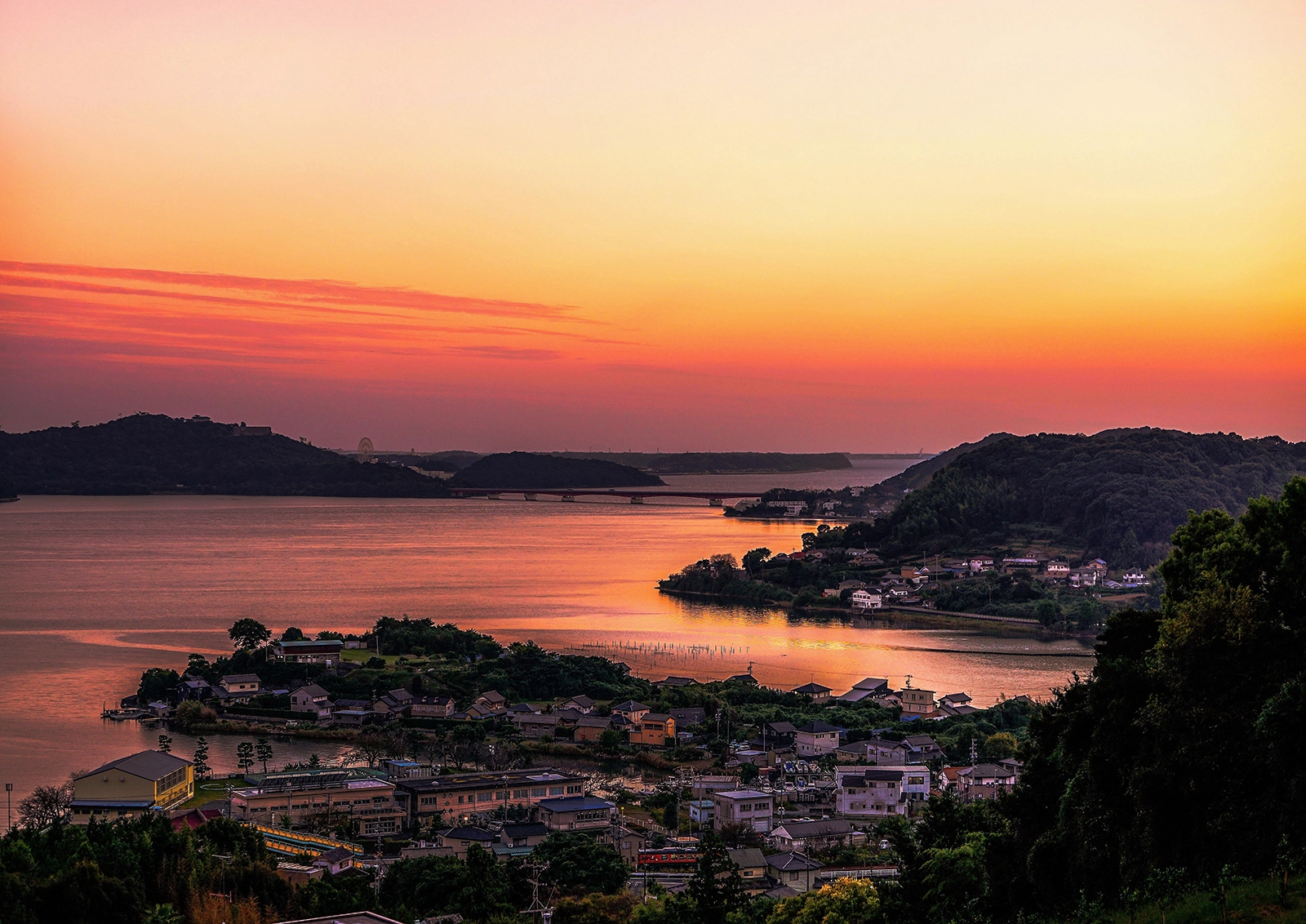 旧細江町賞『奥浜名湖の夕暮れ』